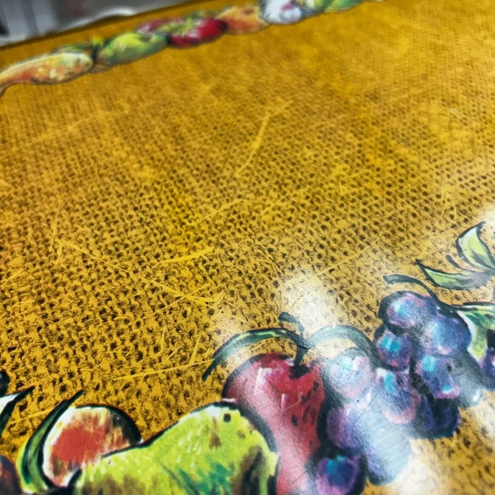 Vintage Warm-O-Tray Food Warming Tray Fruit Print Mid Century Kitchen Decor